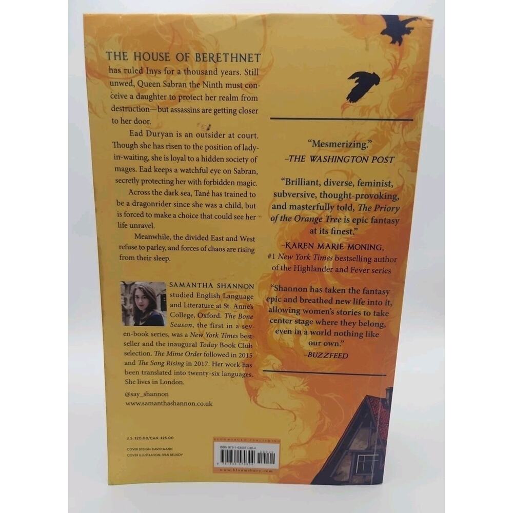 The Priory of the Orange Tree by Samantha Shannon Hardcover 2019 - Picture 2 of 5